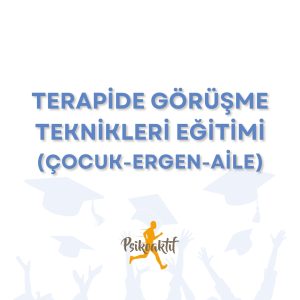 Terapide Görüşme Teknikleri Eğitimi (Çocuk-Ergen-Aile)